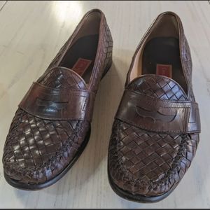 Cole Haan City Weave Loffers Brown Men's Size 11 Slip On Casual